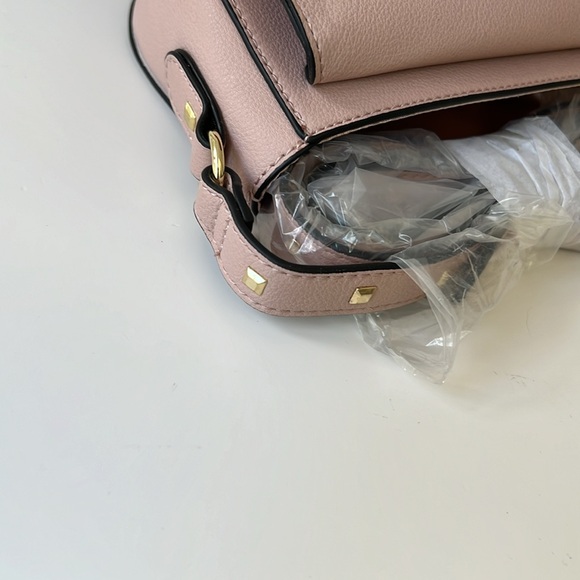 NWT Victoria's Secret Studden Adjustable Strap Dusty Rose Pink Crossbody Bag - Picture 6 of 12